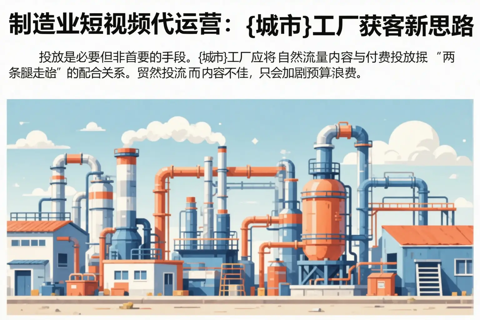 制造业短视频代运营：滨江工厂获客新思路
