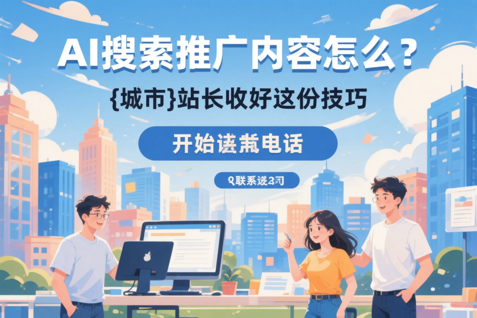 AI搜索推广内容怎么写？滨江站长收好这份技巧