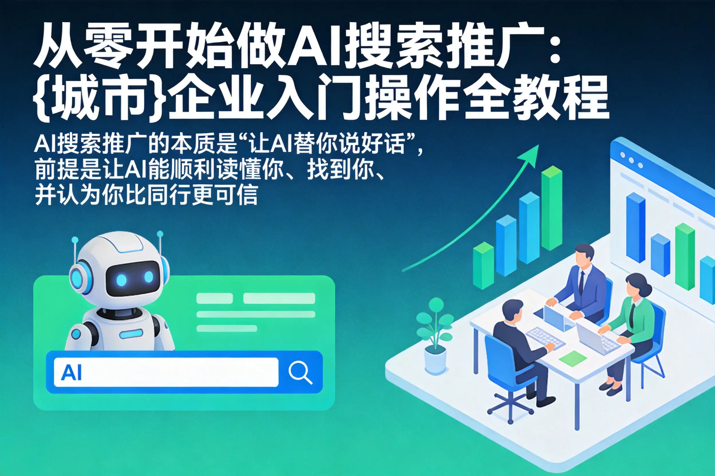 从零开始做AI搜索推广：滨江企业入门操作全教程